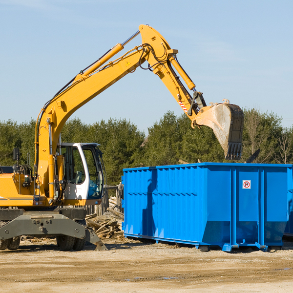 what size residential dumpster rentals are available in Huron NY